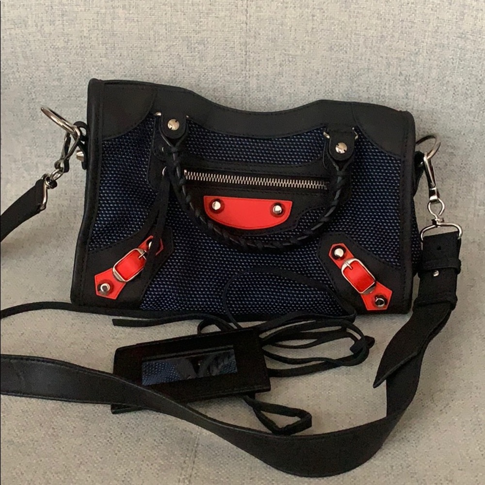 Balenciaga Mesh Arena Mini City Bag